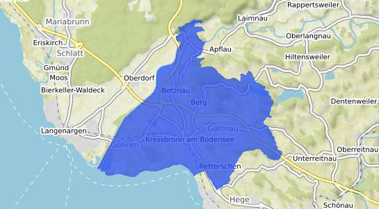 Bodenrichtwertkarte Kressbronn am Bodensee
